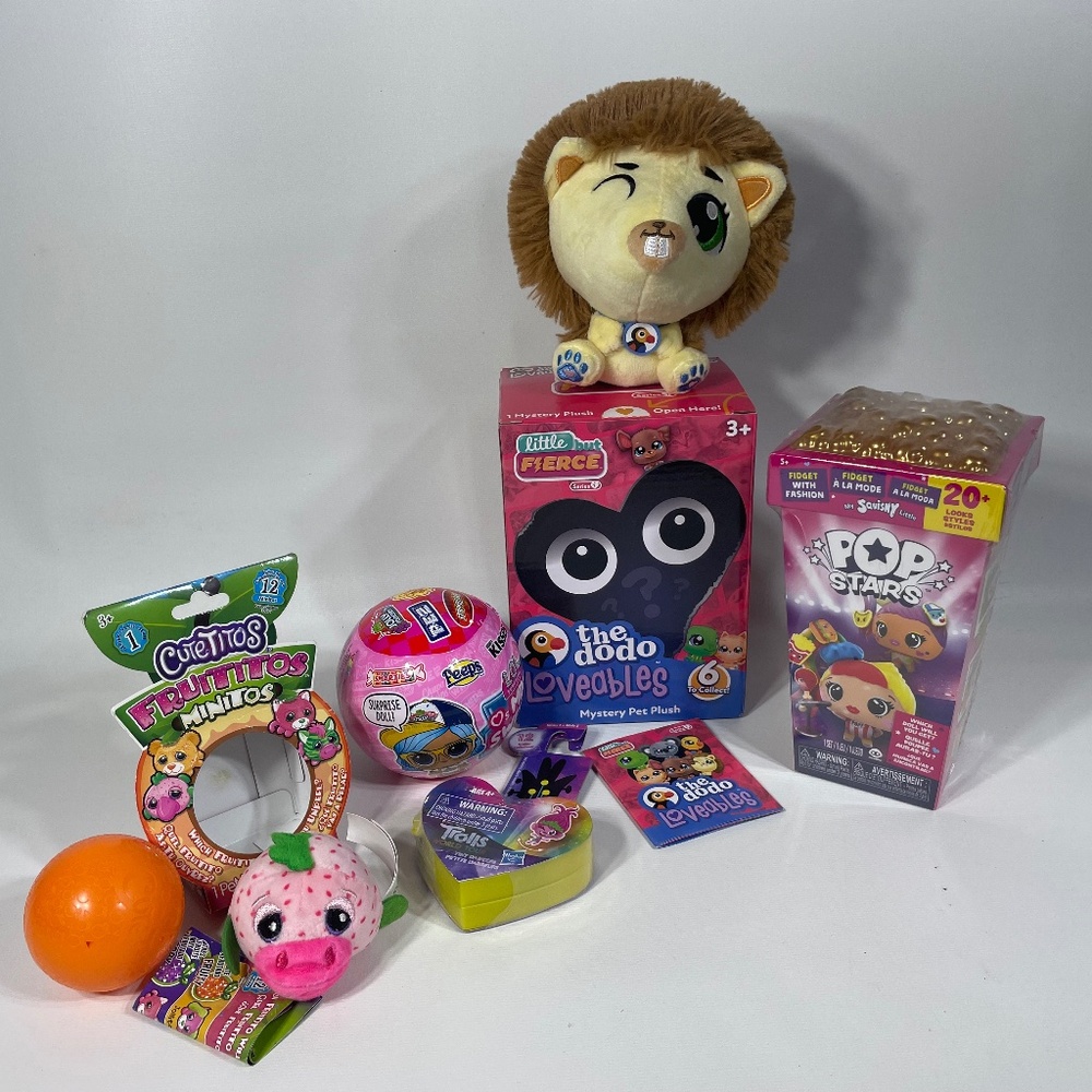 Kids Girls Toys Mixed Media Surprise Toys Bundle Lot Of 5